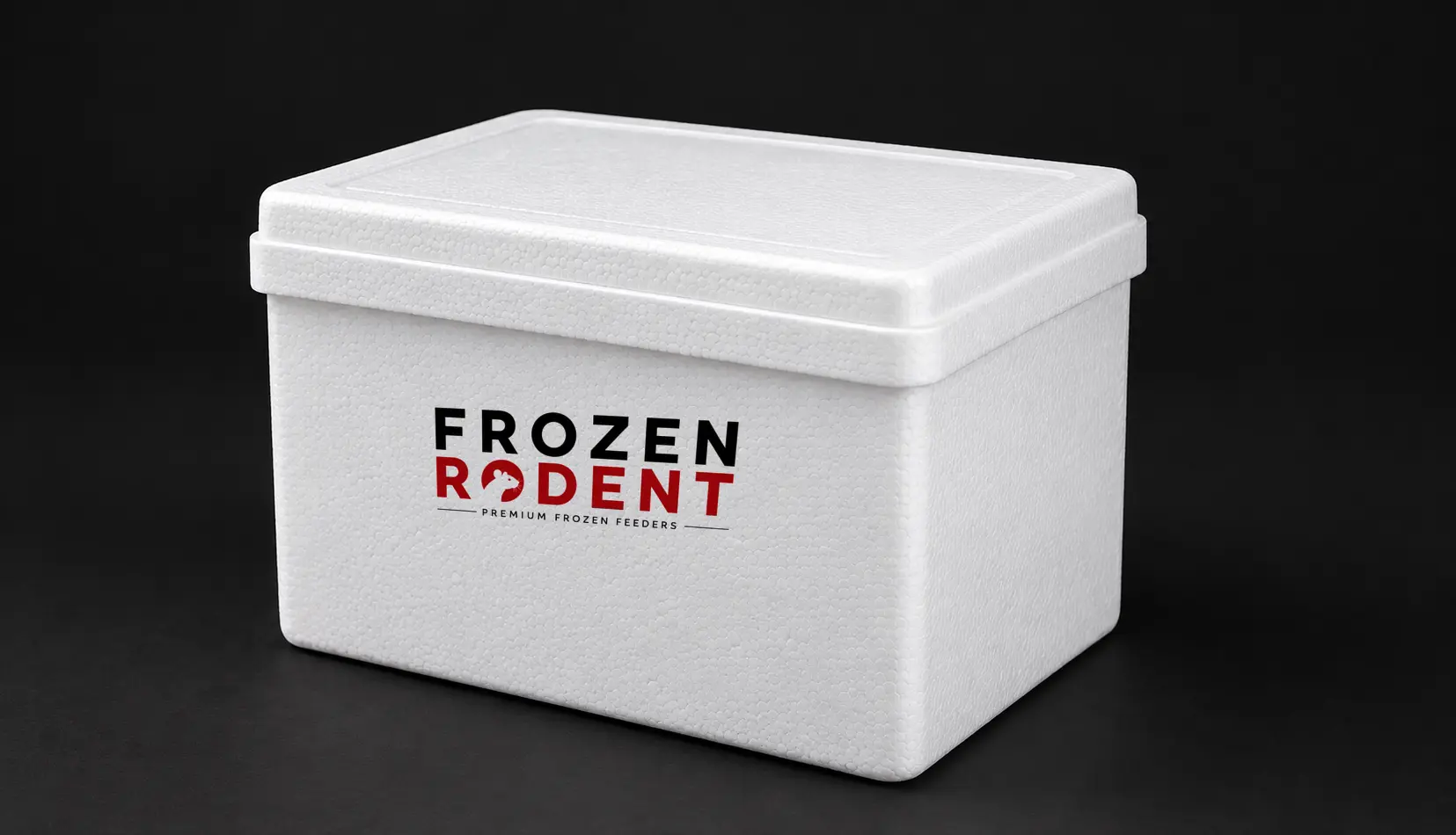 Frozen Rodent insulated delivery packaging